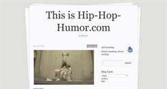Desktop Screenshot of hip-hop-humor.com